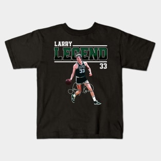 Larry Bird Legend Air Bird Basketball Signature Vintage Retro 80s 90s Bootleg Rap Style Kids T-Shirt